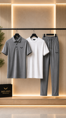 Mens Dry Fit Premium Polo Tracksuit Set Feel Fresh, Stay Comfortable & Look Sharp All Day