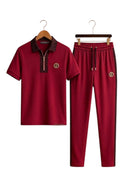 Men's Premium Summer Polo Tracksuit - 2 Piece Set