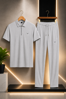 Men's 2Pcs Dry Fit Polo Shirt with Trouser | Sparrow Style Impress To Everyone