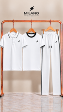 Premium DryFit Polo Tracksuit Set | Luxury Look & Superior Comfort | Perfect for Summer & Winter💗
