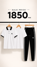 Mens Dry Fit Premium Polo Tracksuit Set Feel Fresh, Stay Comfortable & Look Sharp All Day