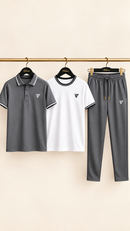 Wear confidence. Wear class. 💗 Make every look count with our Stylish Polo Tracksuit Set!