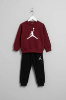 2 Pcs Boy's Polyester Fleece Printed Tracksuit
