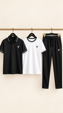 Wear confidence. Wear class. 💗 Make every look count with our Stylish Polo Tracksuit Set!