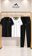 Make every look count with our Stylish Polo Tracksuit Set — designed for effortless style, comfort, and a look that always stands out. ✨