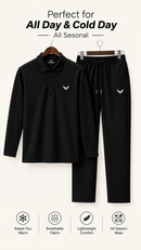 Premium Honeycomb Fabric Polo Tracksuit Set Premium Quality That Impress To Everyone💕