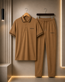 Dry Fit Premium Mens 2Pcs Outfit Polo Shirt + Trouser
