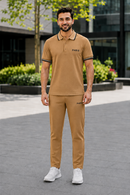 Dry Fit Summer Tracksuit For Mens Polo Shirt + Trouser