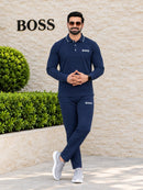 Boss Polo Tracksuit Set Stylish Look Premium Quality That Impress To Everyone💥
