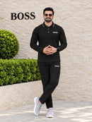 Boss Polo Tracksuit Set Stylish Look Premium Quality That Impress To Everyone💥