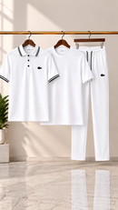 Mens Dry Fit Premium Polo Tracksuit Set Feel Fresh, Stay Comfortable & Look Sharp All Day