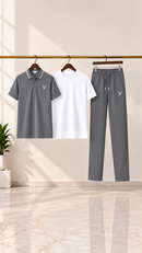 Mens Dry Fit Premium Polo Tracksuit Set Feel Fresh, Stay Comfortable All Day