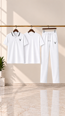 Mens Dry Fit Premium Polo Tracksuit Set Feel Fresh, Stay Comfortable All Day