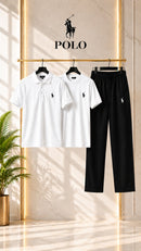 Men’s Luxury Dry Fit Polo Tracksuit – Smart Look Meets All-Day Comfort