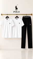 Men,s Dry Fit Premium Polo Tracksuit Set Feel Fresh, Stay Happy All Day 💗