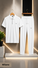 Men's 2Pcs Dry Fit Polo Shirt with Trouser | Premium Quality That  Feel