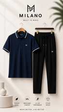 Men's 2Pcs Dry Fit Polo Shirt with Trouser | Premium Quality That Feel
