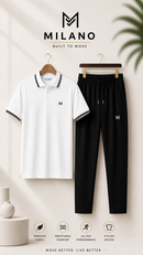 Men's 2Pcs Dry Fit Polo Shirt with Trouser | Premium Quality That Feel