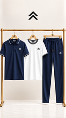 Men’s Stylish Polo Tracksuit Set | Classy Look That Impresses Everyone 💗