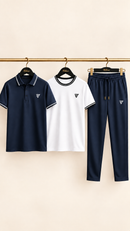 Wear confidence. Wear class. 💗 Make every look count with our Stylish Polo Tracksuit Set!