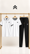 Men’s Stylish Polo Tracksuit Set | Classy Look That Impresses Everyone 💗