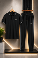 Men's 2Pcs Dry Fit Polo Shirt with Trouser | Sparrow Style Impress To Everyone