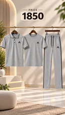 Mens Dry Fit Premium Polo Tracksuit Set Feel Fresh, Look Sharp Stay Comfortable All Day