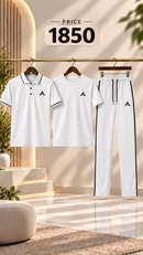 Mens Dry Fit Premium Polo Tracksuit Set Feel Fresh, Look Sharp Stay Comfortable All Day